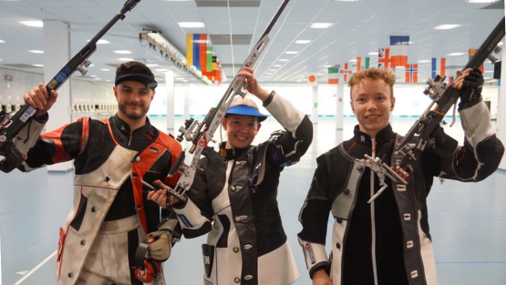 Essi Heiskanen setzt sich gegen die Männer in der offenen Klasse Kleinkaliber liegend durch