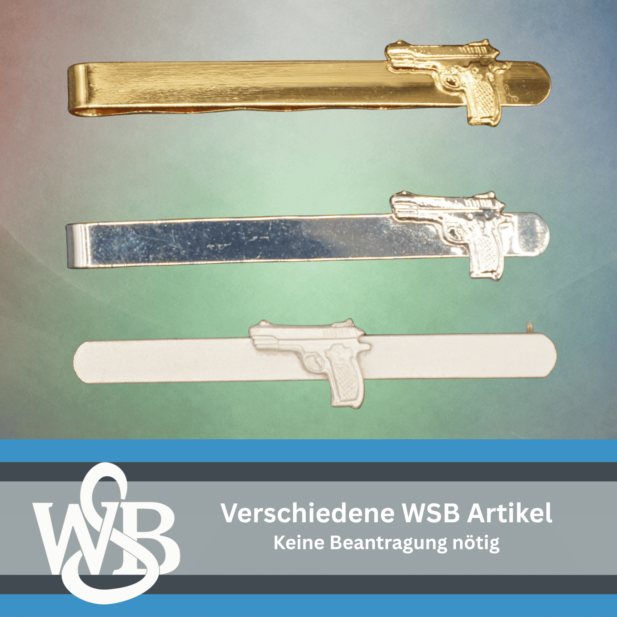 WSB Krawattennadeln Pistole Website